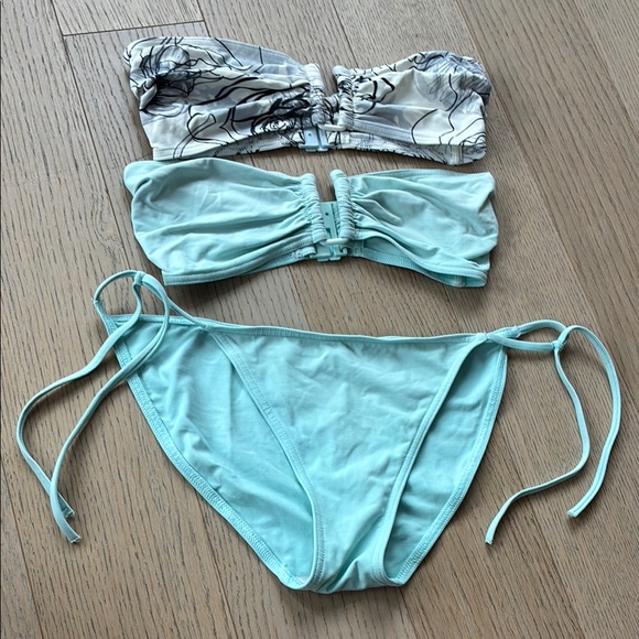Eres Show Bikini tops (2) and string tie bottom - Picture 1 of 13
